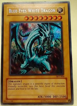 Yu-Gi-Oh Holo Blue-Eyes White Dragon BPT-009 #MC1 - Image 1