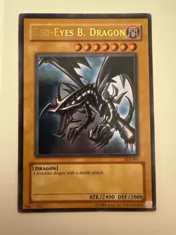 YUGIOH RED-EYES B. DRAGON SDJ-001 ULTRA (HP) - Image 1