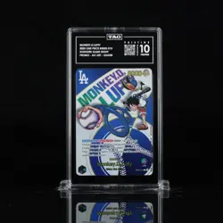 TAG 10 PRISTINE Monkey.D.Luffy Dodgers x ONE PIECE EB02-010 / POP 20 Ranked #2 - Image 1