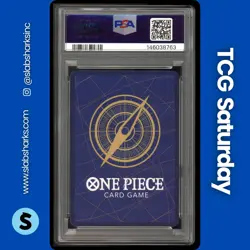 2024 ONE PIECE CONVENTION EXCLUSIVE-FOIL PROMO #P-043 MONKEY. D. LUFFY PSA 10 - Image 2