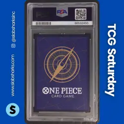 2024 ONE PIECE PROMO CHAMPIONSHIP SERIES CELEB. PACK #ST04-010 WHO'S WHO PSA 10 - Image 2