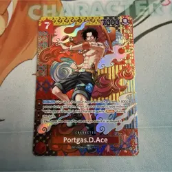 Namco Portgas.D.Ace OP02-013 Two Legends Super Rare Foil 7000 Power 7 Cost - Image 1