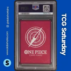 2023 ONE PIECE JP PILLARS OF STRENGTH #OP03-021 KURO ALTERNATE ART LEADER PSA 10 - Image 2