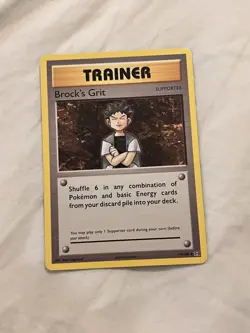 Brock's Grit 74/108 XY Evolutions Uncommon Trainer Pokemon Card TCG NM - Image 1