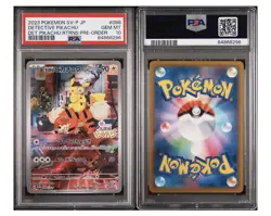 Well Cared For - Detective Pikachu 098/Sv-p Japanese Promo Card PSA 10 - Image 1