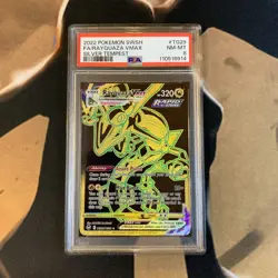 Rayquaza VMAX PSA 8 Silver Tempest TG29 Pokemon Card NM-MT - Image 1