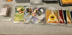 Pokemon White Flare ETB Reverse Holo Bulk Card Lot + Sleeves, Dividers, Dice!! - Image 2