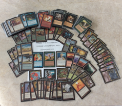 MIRAGE Complete uncommon and common set 240 cards MTG Unplayed Near mint - Image 1