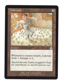 MTG magic cards 1x Caltrops Urza's Destiny Light Play, English - Image 1