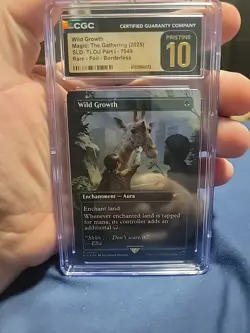 Wild Growth Secret Lair Drop Foil The Last Of Us Part 1 CGC Graded Pristine 10 - Image 1