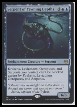 Serpent of Yawning Depths – Theros Beyond Death | MTG Blue Kraken - Image 1