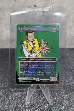 MTG Spider-Man - Peter Parker (0232) Borderless FOIL - English - Pack Fresh - Image 1