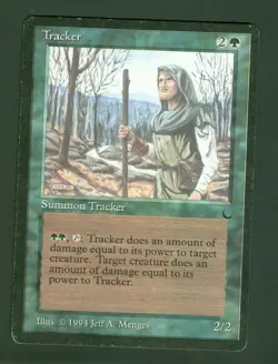 TRACKER rare THE DARK Magic the Gathering Light play - Image 1