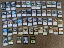 Simic Sea Monsters Deck; Magic the Gathering (sea serpent, fish, leviathan) - Image 1