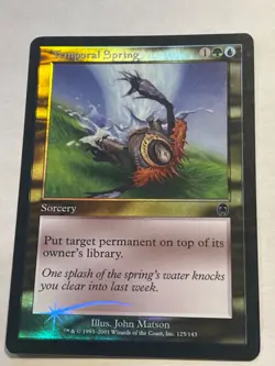 MTG - Temporal Spring - Apocalypse - Foil - LP - Magic the Gathering - Image 1