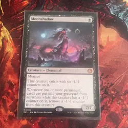 Wizards of the Coast Magic: The Gathering Creature Moonshadow Black 0110 - Image 1