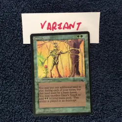 GAEA'S TOUCH common variant THE DARK Magic the Gathering Light play - Image 3