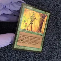 GAEA'S TOUCH common variant THE DARK Magic the Gathering Light play - Image 5