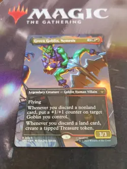 Mtg. Green Goblin, Nemesis. Borderless. Marvel's Spider-Man. Nm - Image 1