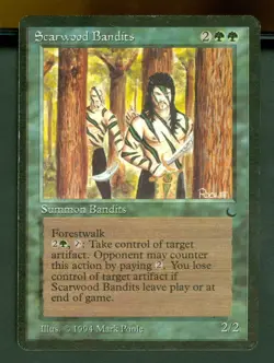 SCARWOOD BANDITS rare THE DARK Magic the Gathering Unplayed NM-LP - Image 1