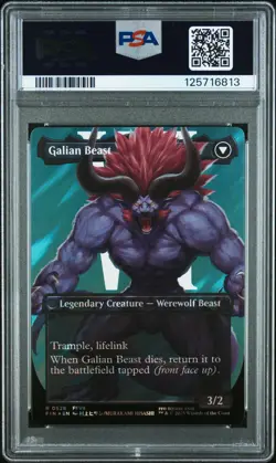 2025 MTG FINAL FANTASY #0528 GALIAN BEAST/VINCENT VALENTINE PSA 10 - Image 2