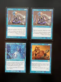 X 1 - Attunement - X 1 - Cunning Wish - X 2 - Meditate - See picts for cond. - Image 1