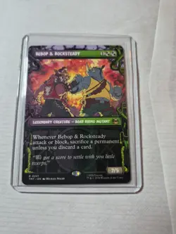 MTG Bebop & Rocksteady (Showcase) NM R 241 Teenage Mutant Ninja Turtles - Image 1
