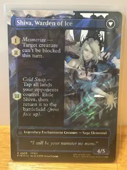 Jill, Shiva's Dominan (Borderless Surge Foil) - Final Fantasy FIN MTG 0523 - Image 2