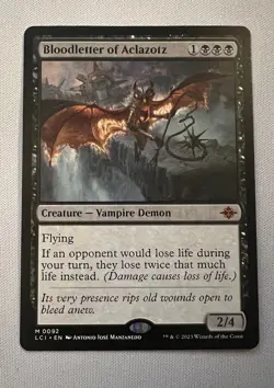 Wizards of the Coast Bloodletter of Aclazotz Mythic Regular Black Demon Vampire… - Image 1
