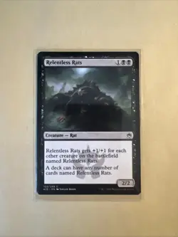 MTG Relentless Rats A25 105 C NM Regular - Image 1