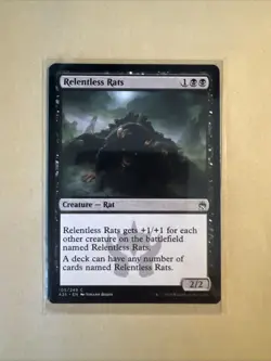 MTG Relentless Rats A25 105 C NM Regular - Image 2
