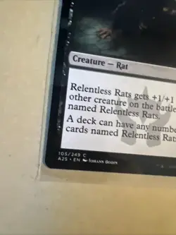MTG Relentless Rats A25 105 C NM Regular - Image 3