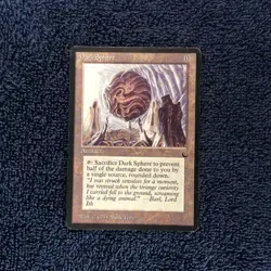 DARK SPHERE uncommon THE DARK Magic the Gathering Light play - Image 3