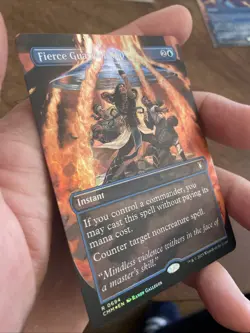 Fierce Guardianship FOIL (Borderless) Commander Masters Foil - Image 1