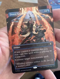 Fierce Guardianship FOIL (Borderless) Commander Masters Foil - Image 2
