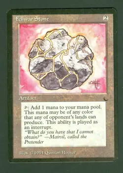 FELLWAR STONE uncommon THE DARK Magic the Gathering Unplayed Near mint - Image 1
