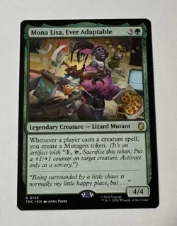Mona Lisa, Ever Adaptable Commander Teenage Mutant Ninja Turtles MTG NM - Image 1