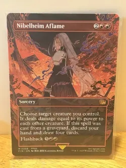 Nibelheim Aflame (Borderless) - Final Fantasy MTG 339 - Image 1
