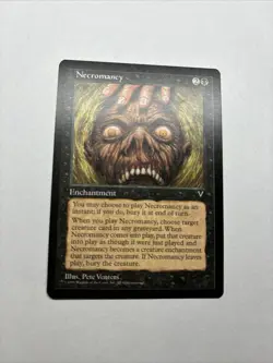 MTG Necromancy- Visions- Uncommon- LP - Image 2