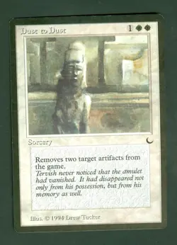 DUST TO DUST common THE DARK Magic the Gathering Unplayed Near mint - Image 1