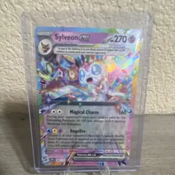 Pokemon Sylveon EX 086/191 Sv08 Full Art Holo Double Rare 270HP EN - Image 1