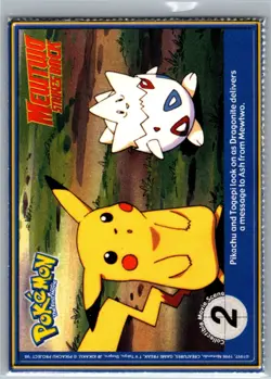 1999 Pokemon Burger King PokeTrivia # 26 RAICHU - Image 2