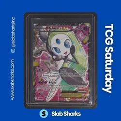 2013 POKEMON B&W LEGENDARY TREASURES RADIANT COLLECTION RC25/RC25 MELOETTA EX - Image 1