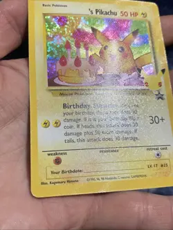 Pokemon Celebrations Birthday Pikachu 24 Classic Collection Holo Near Mint NM - Image 5