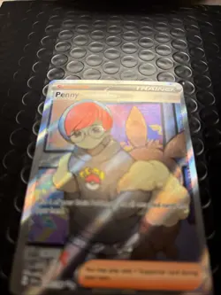 Penny 239/198 Scarlet & Violet Base Set Full Art Ultra Rare Holo Pokemon Card - Image 2