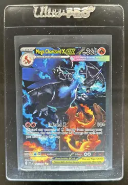 2025 Pokemon PFL Mega Charizard X ex Special Illustration Rare #125/094 - Image 1
