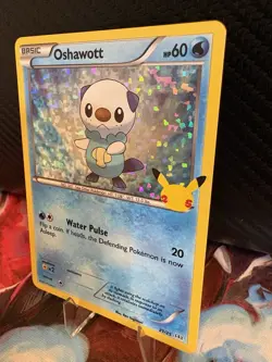 Pokemon TCG Oshawott 21/25 Holo McDonald’s 25th Anniversary Promo NM/Mint - Image 2