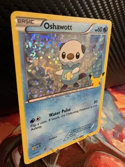 Pokemon TCG Oshawott 21/25 Holo McDonald’s 25th Anniversary Promo NM/Mint - Image 3