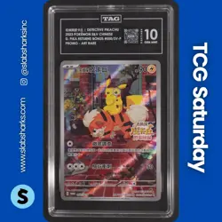 2023 POKEMON SV CHINESE BS PROMO D. PIKA RETURNS #050 DETECTIVE PIKACHU TAG 10 - Image 1