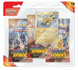 Pokemon TCG: Scarlet & Violet - Surging Sparks Three Pack Booster Random Lot New - Image 1